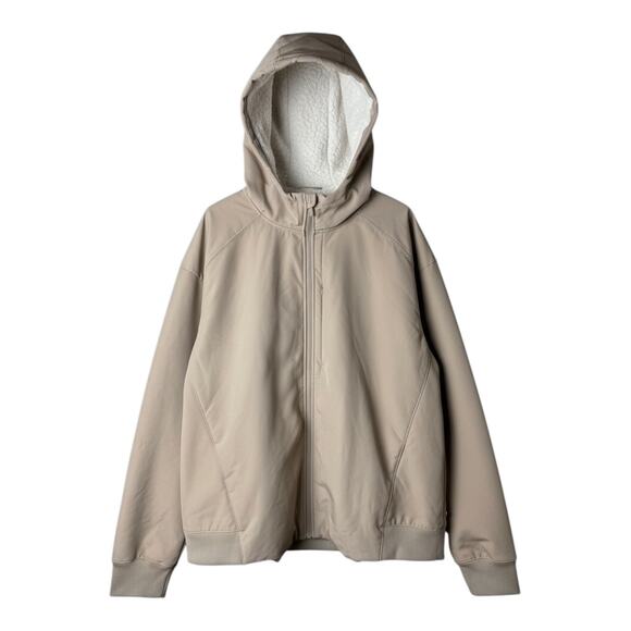 Men's Big Soft Shell Fleece Jacket - All In Motion™ Tan 3XL - Picture 1 of 2